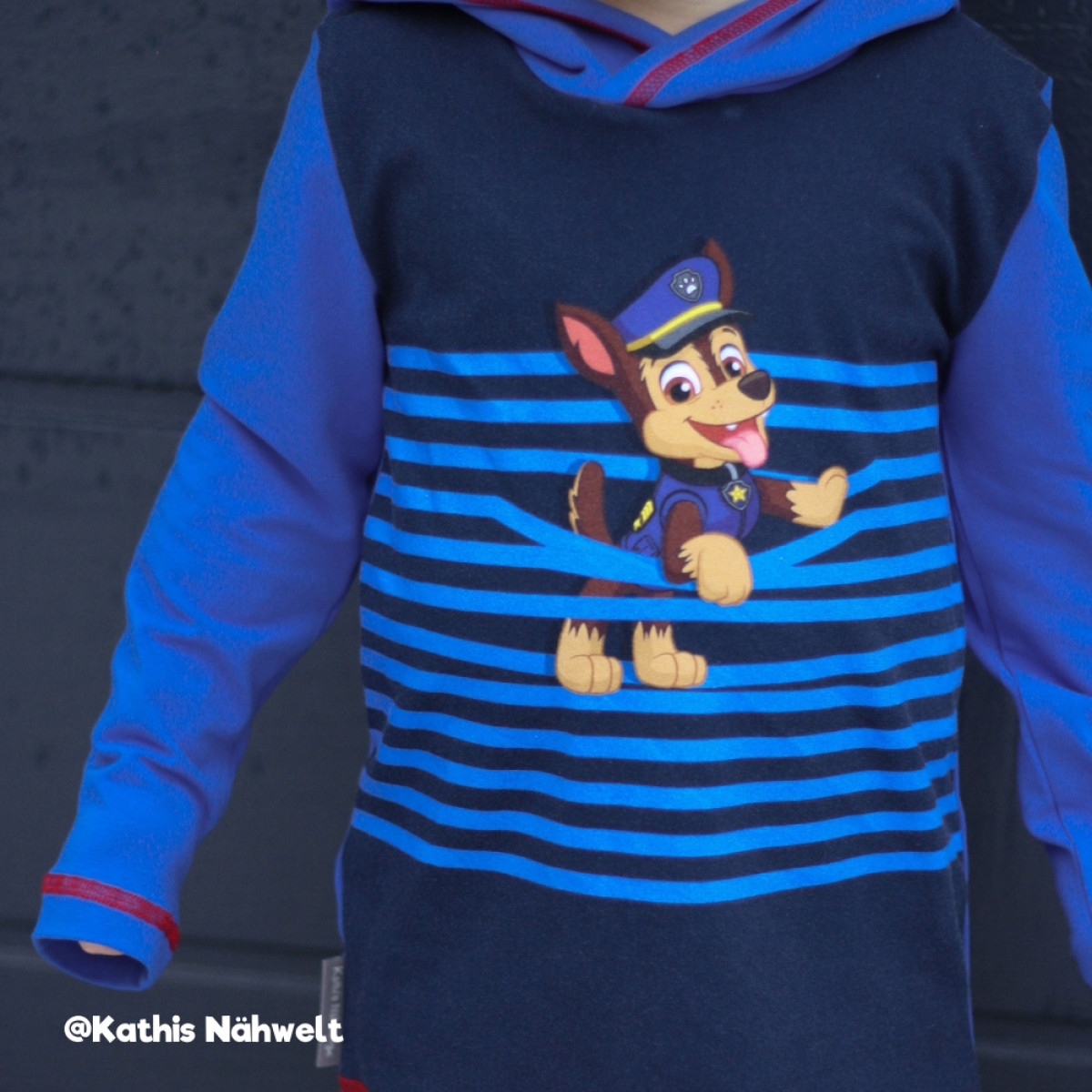 Jersey Panel Paw Patrol mit Sky, Rubble, Marshall und Chase (Lizenz)